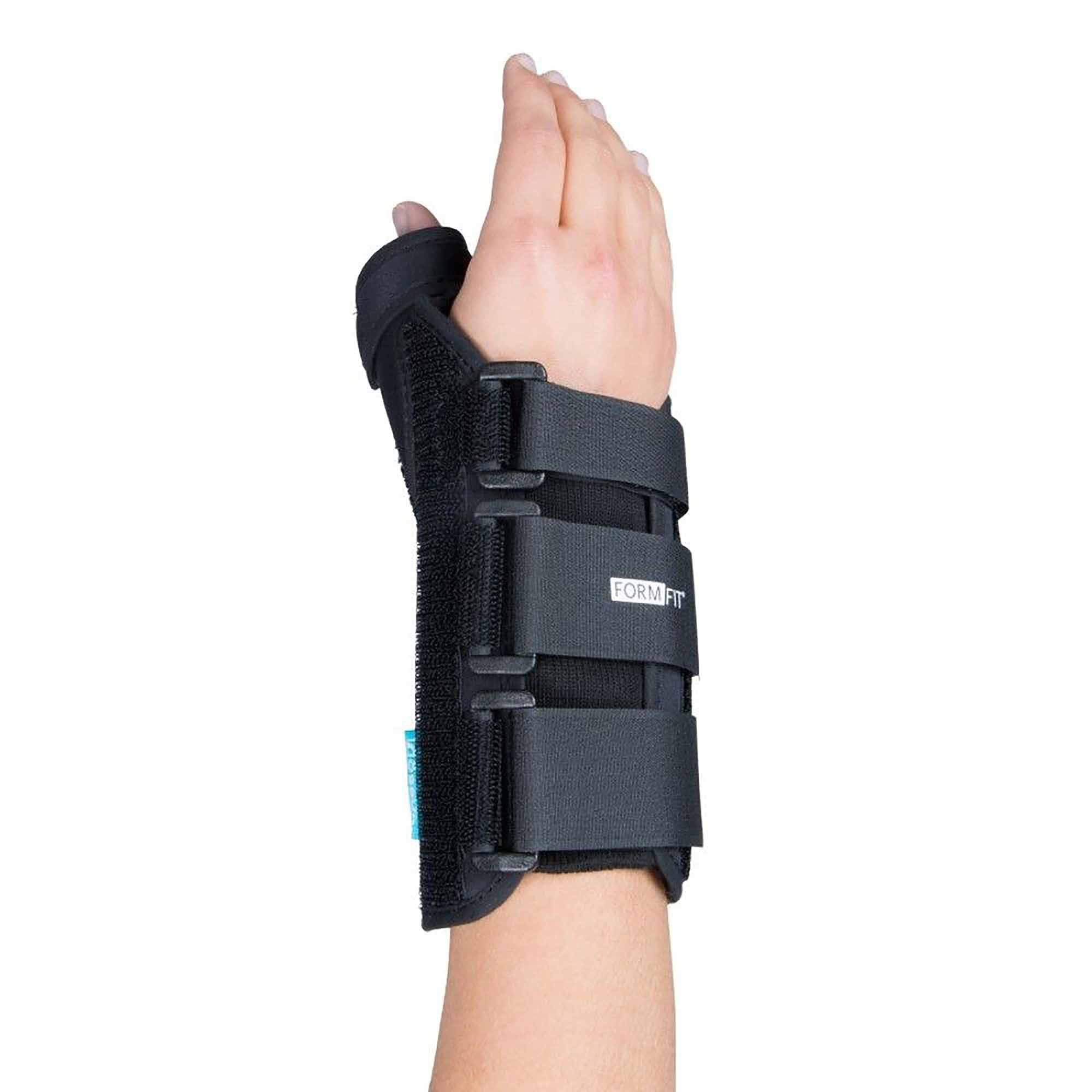 Thumb Spica Ossur Formfit Large D Ring / Hook and Loop Strap Closure Right Hand Black