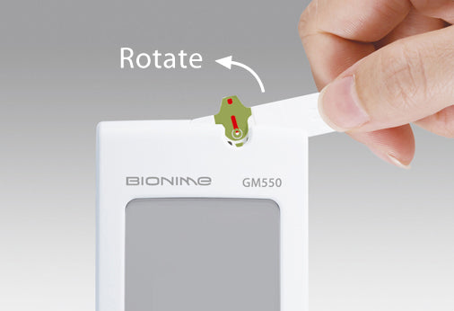 Blood Glucose Meter Kit Bionime 5 Seconds Stores up to 500 Results Requires Coding,Packaging Type- Each