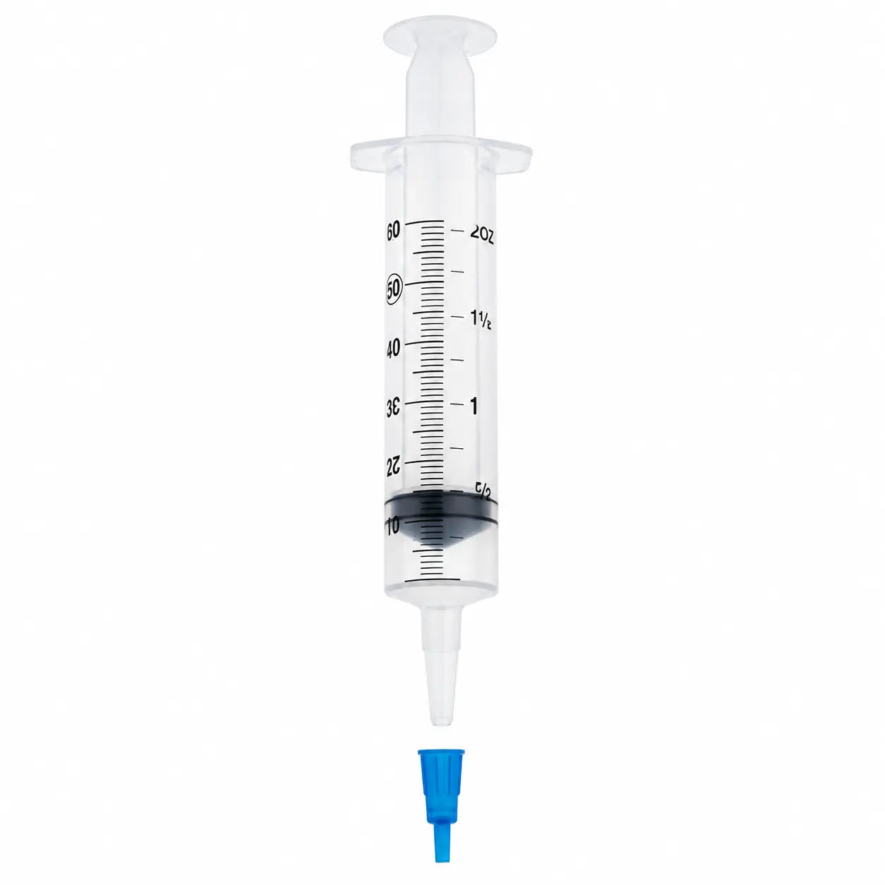 60Cc Flat Top Piston Syringe Sterile