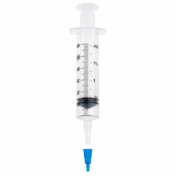 60Cc Flat Top Piston Syringe Sterile