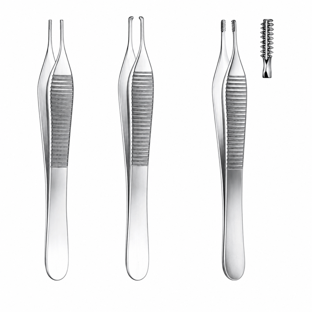 Adson Forceps- 4 3/4 - 1 X 2 Teeth