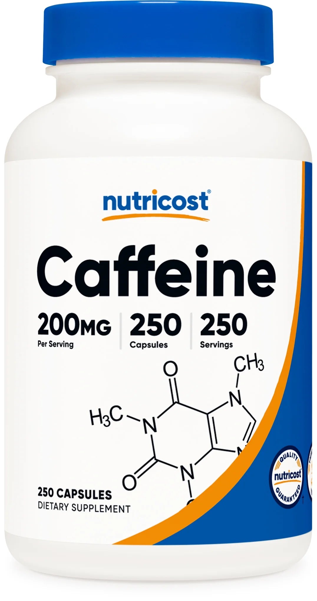 Caffeine Pills, 200Mg per Serving (250 Caps)