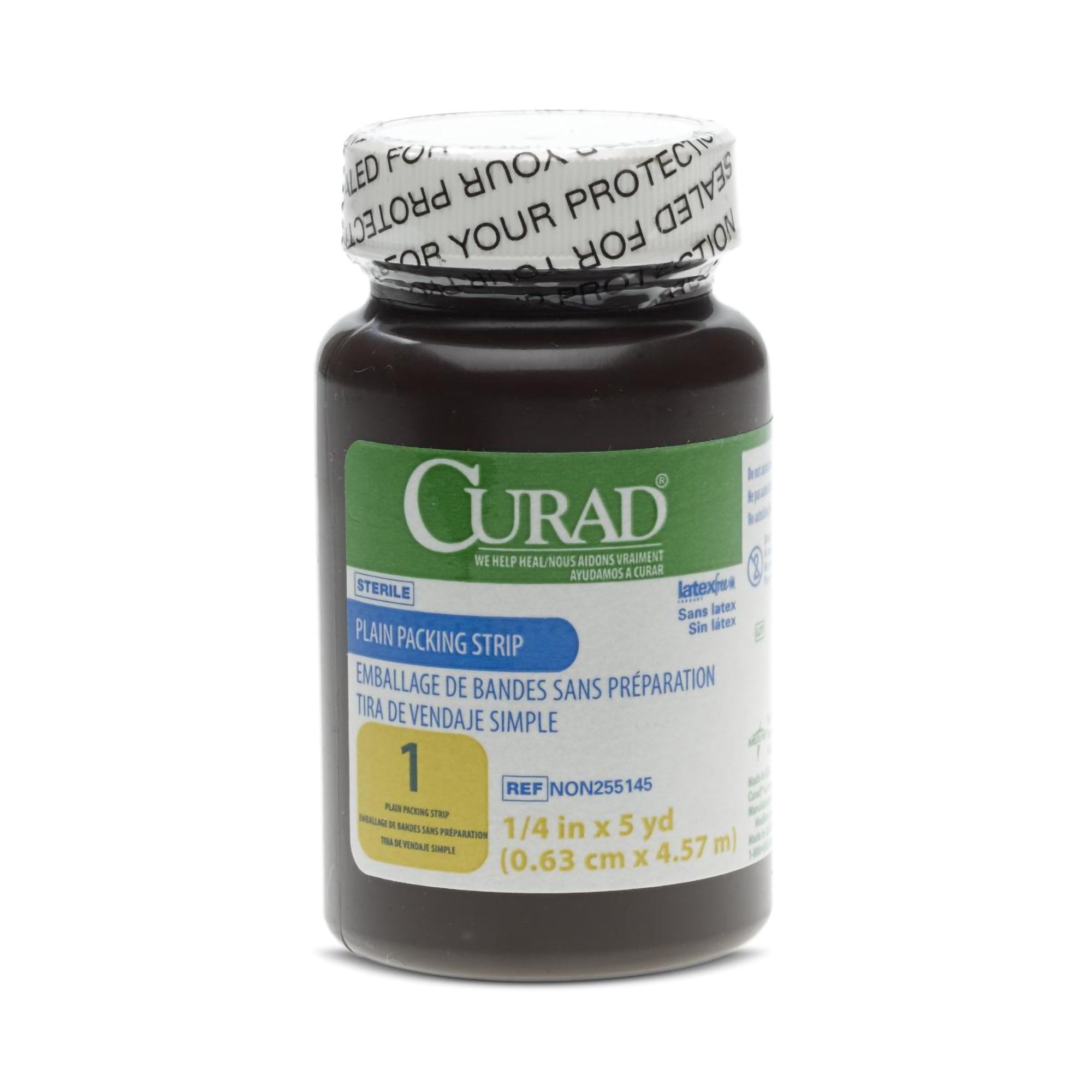 Wound Packing Strip Curad Non-impregnated 1/4 Inch X 5 Yard Sterile