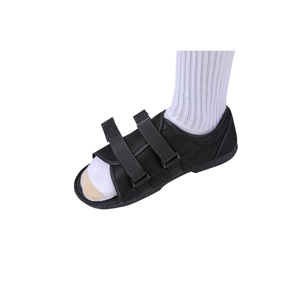 Post-Op Shoe Medium Female Black,Packaging Type- Each