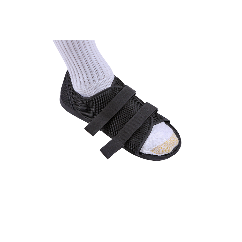 Post-Op Shoe Medium Female Black,Packaging Type- Each