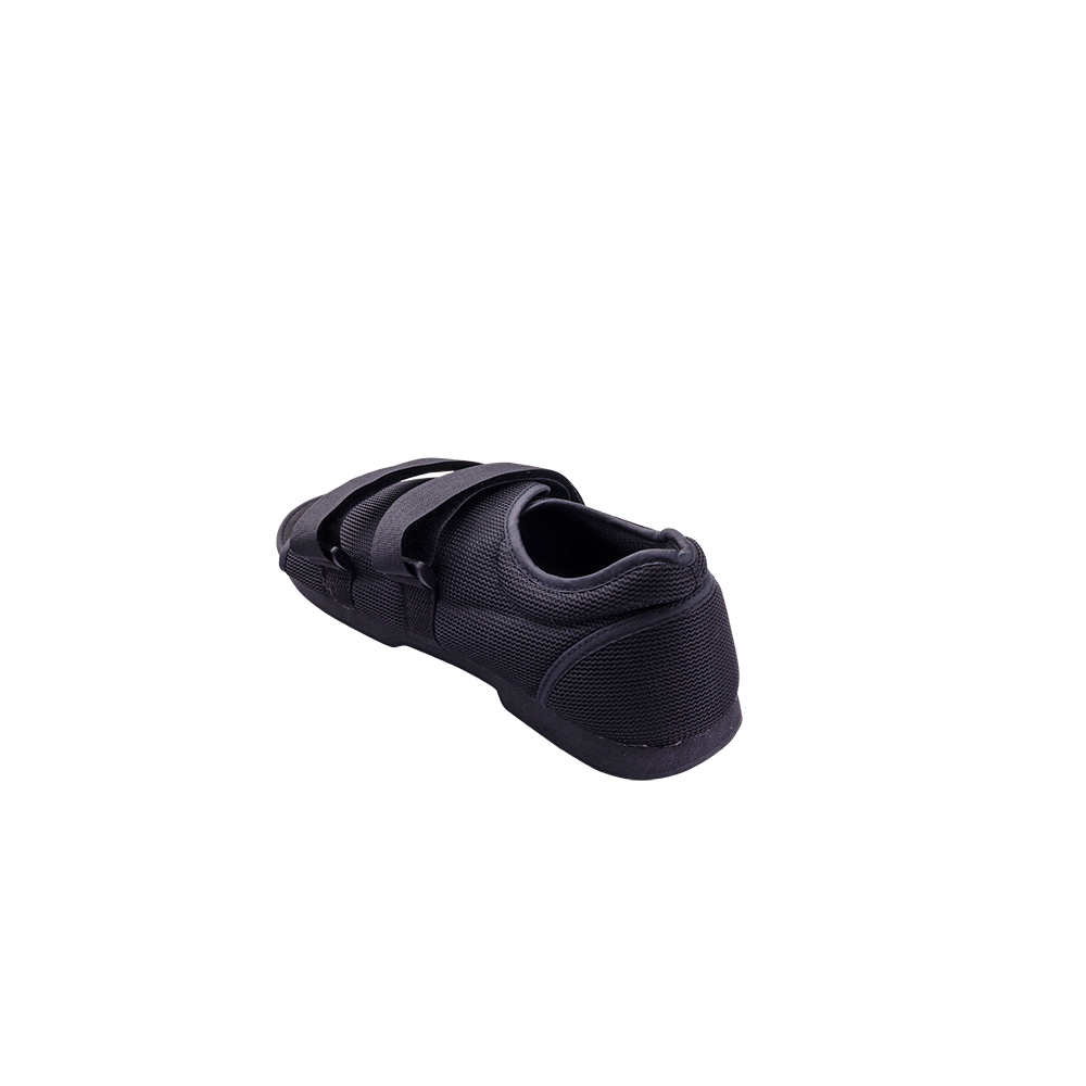 Post-Op Shoe Medium Female Black,Packaging Type- Each