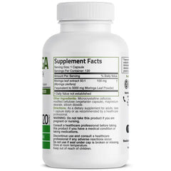 Bronson Moringa Oleifera 5000 Mg Powder Capsules Extra High Potency 50:1 Extract Energizing Superfood Antioxidant Healthcare Dietary Supplement