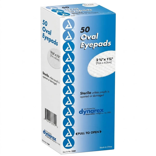 Sterile Oval Eyepad 2 5/8  X 1 5/8  Bx/50