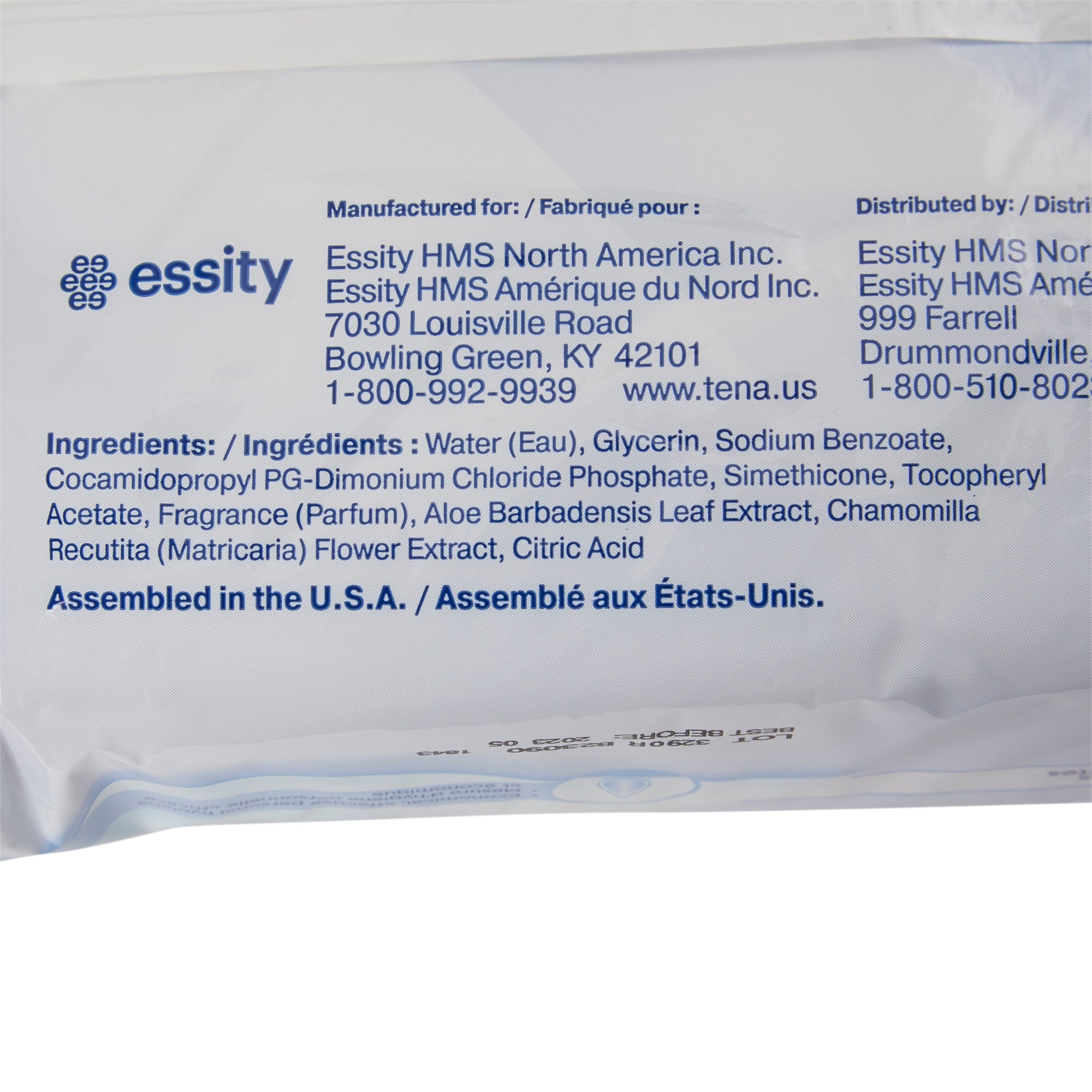 Personal Cleansing Wipe TENA ProSkin Classic Soft Pack Scented 96 Count, Packaging Type- Case