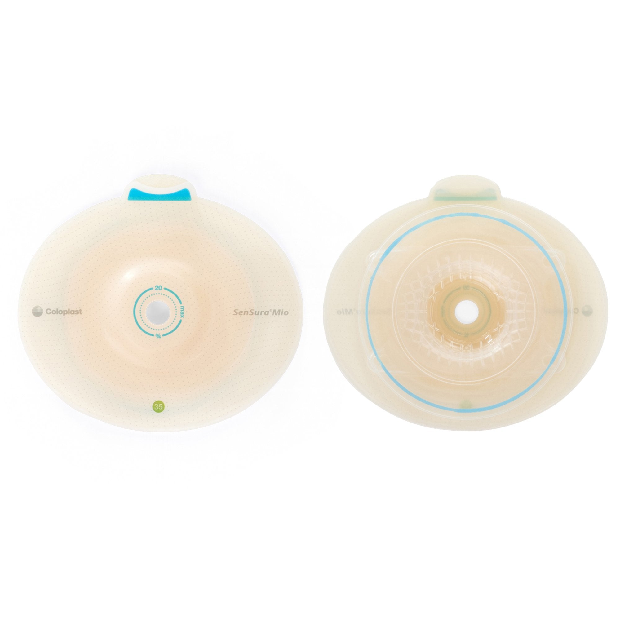 Ostomy Barrier SenSura Mio Flex Trim to Fit, Extended Wear Elastic Adhesive 50 mm Flange Red Code System 15 to 30 mm Opening,Packaging Type- Each