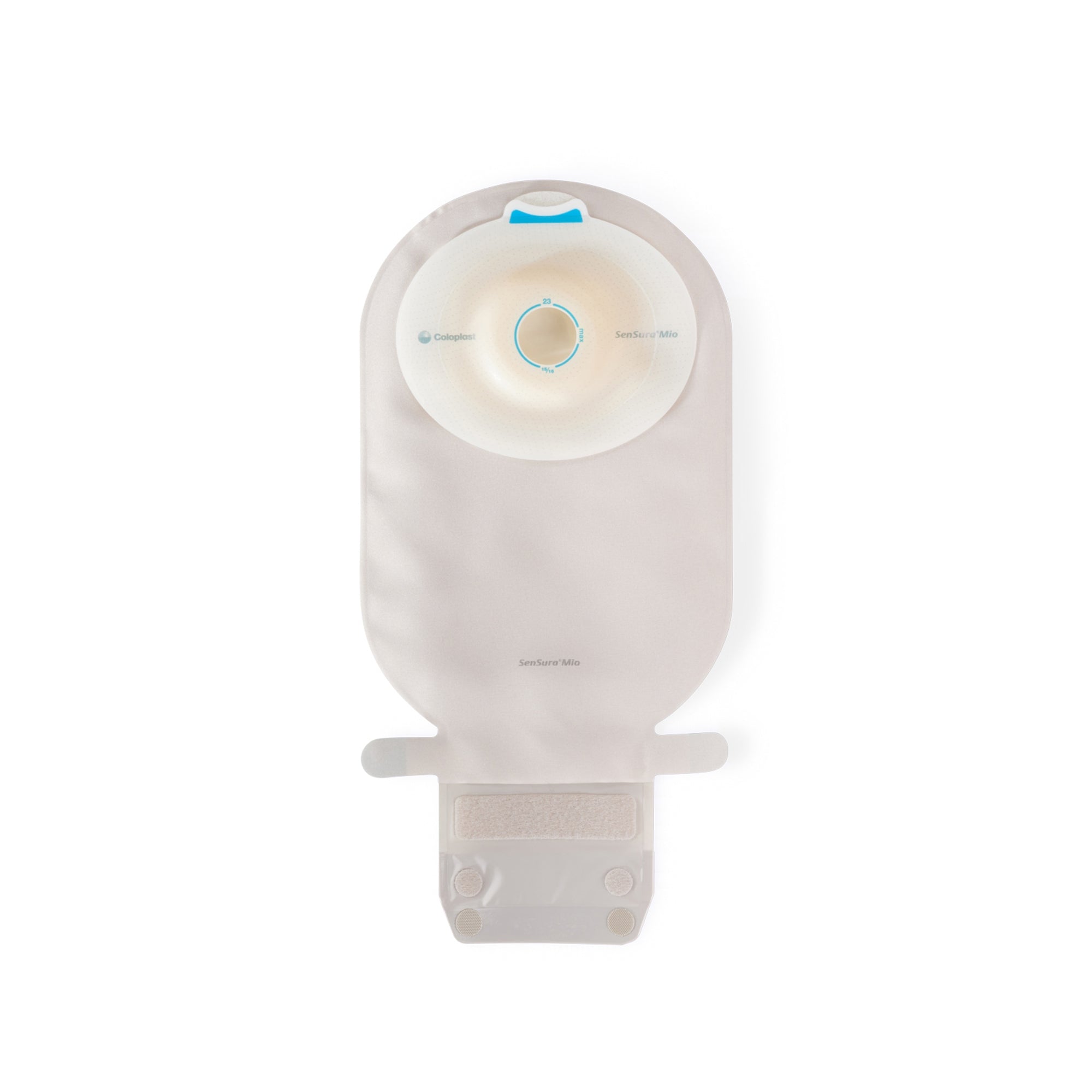 Ostomy Pouch SenSura Mio Convex One-Piece System 11 Inch Length, Maxi Convex Light, Pre-Cut 1 Inch Stoma Drainable,Packaging Type- Box