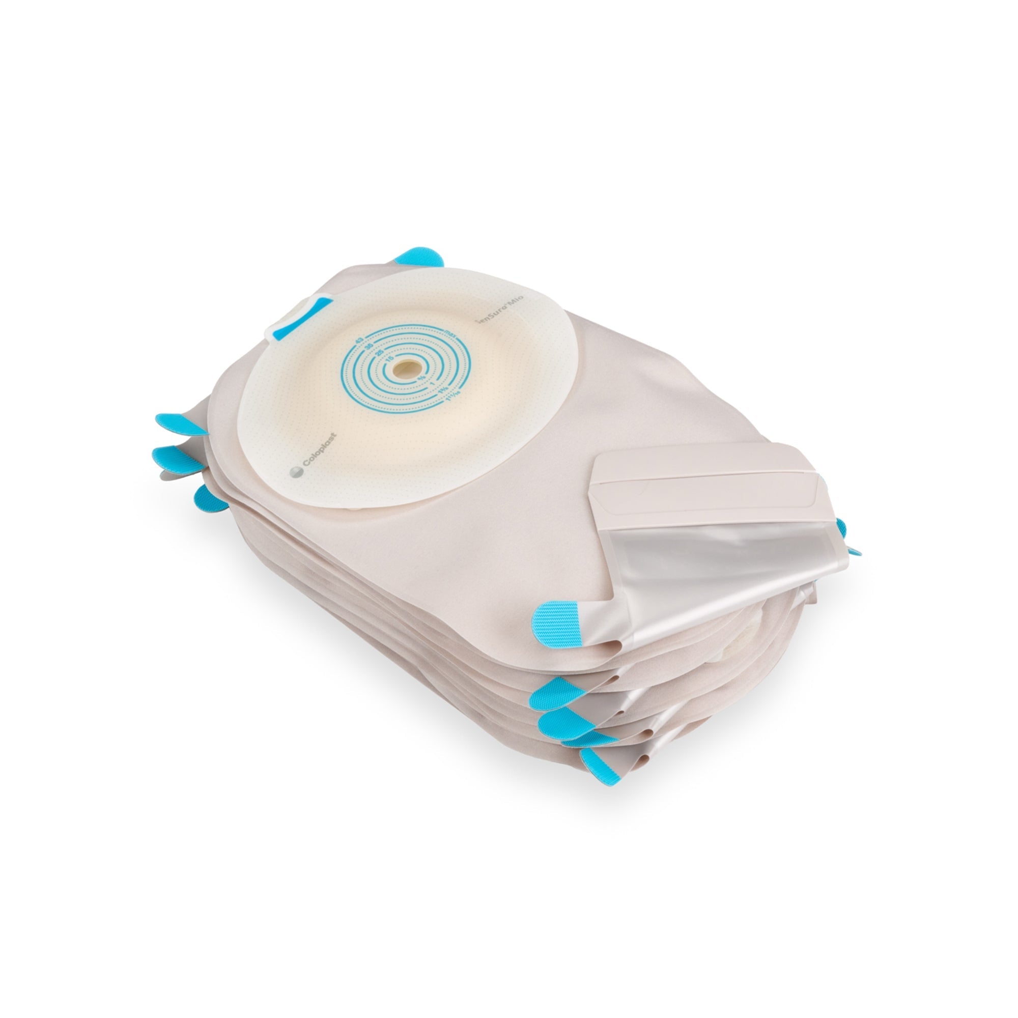 Ostomy Pouch SenSura Mio Convex One-Piece System 11 Inch Length, Maxi Convex Light, Trim to Fit 3/8 to 1-11/16 Inch Stoma Drainable, Packaging Type- Box