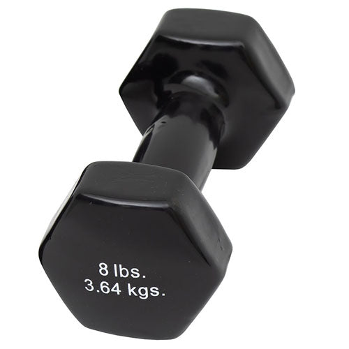 Dumbell Weight Color Neoprene Coated 8 Lb