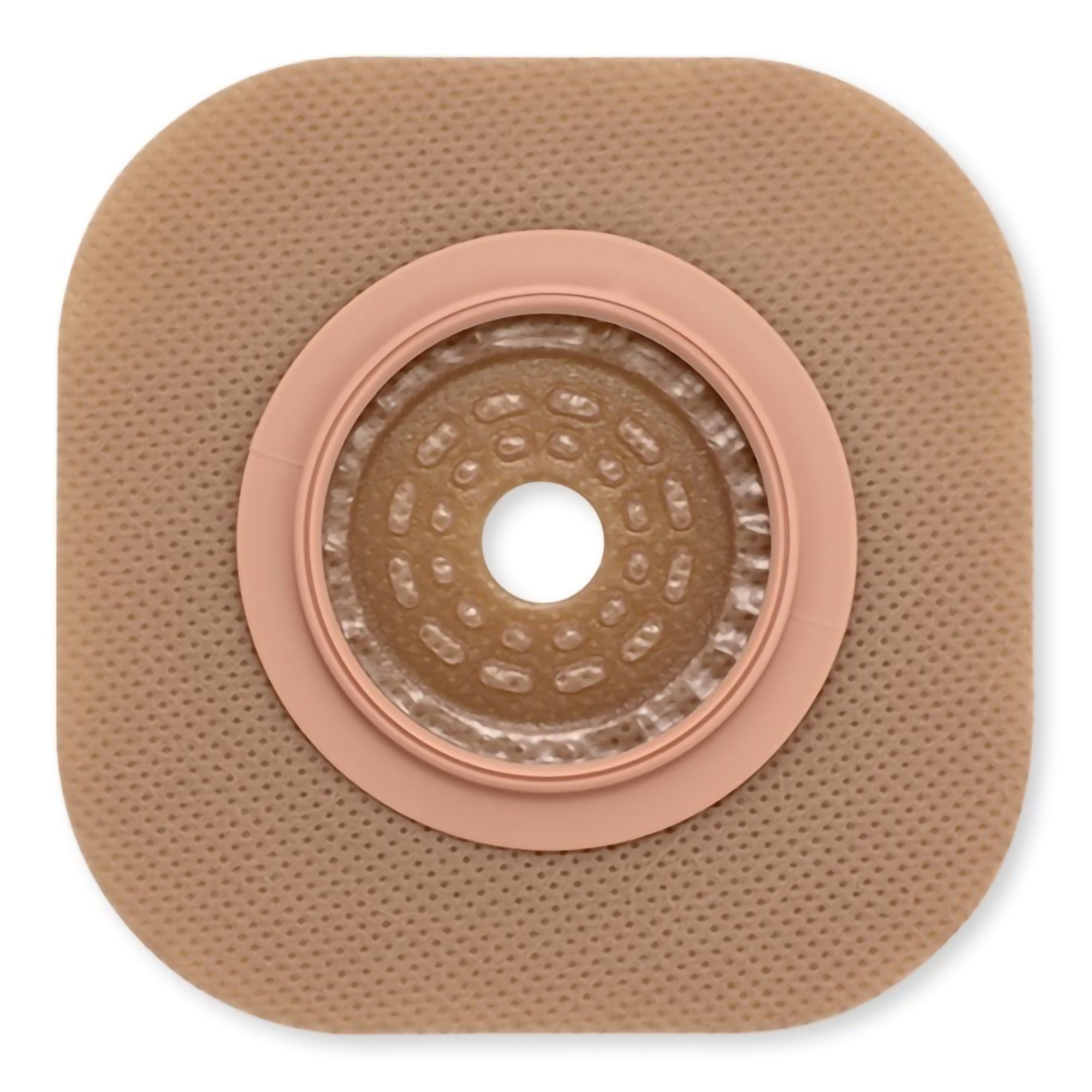 Ostomy Barrier CeraPlus Trim to Fit, Extended Wear Adhesive without Tape 70 mm Flange Blue Code System Up to 2-1/4 Inch Opening | BOX