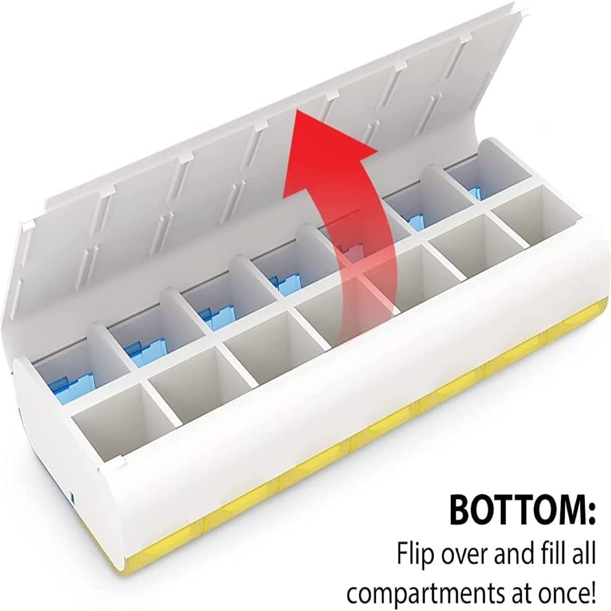 Pill Organizer Ezy Dose X-Large 7 Day 2 Dose,Packaging Type- Each