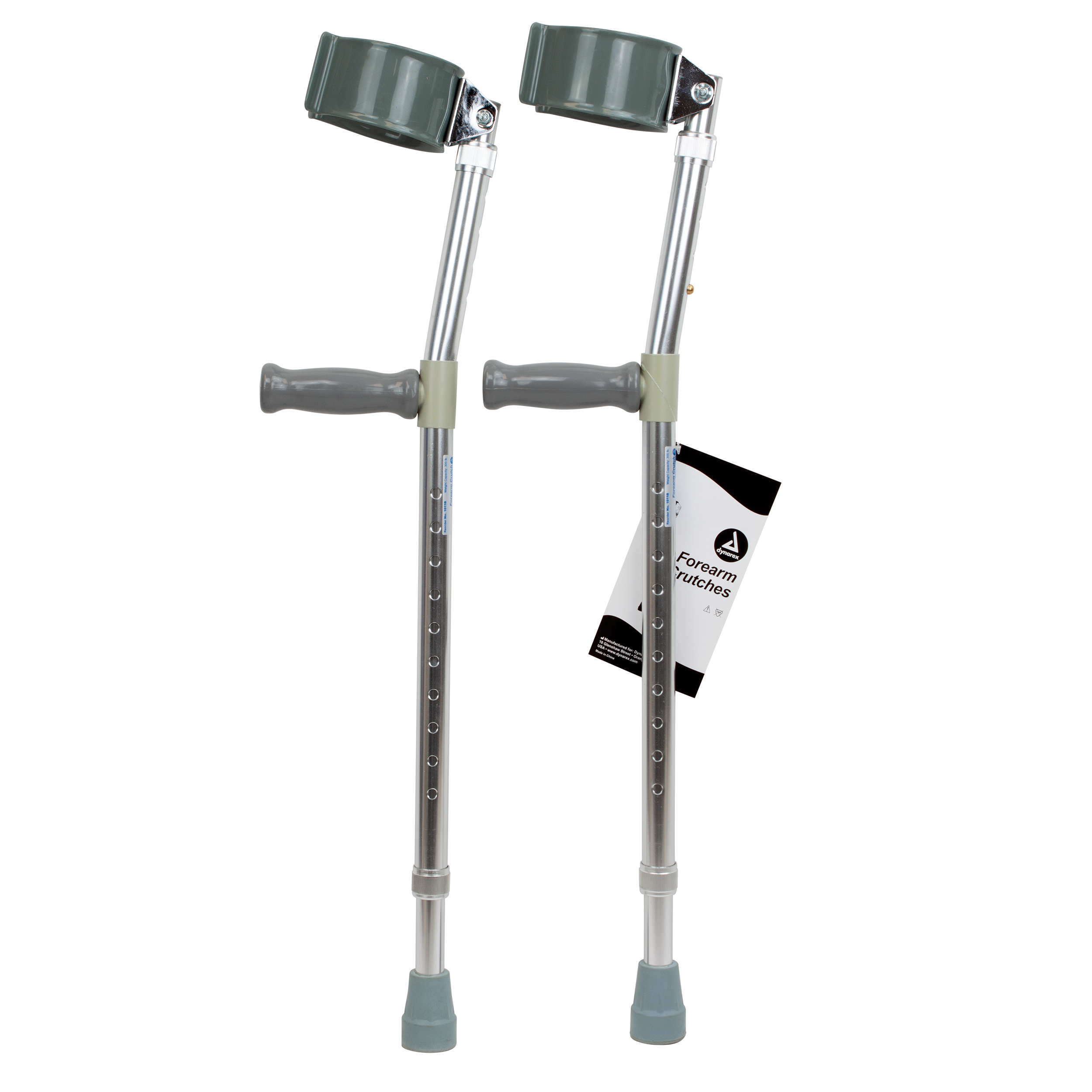 Dynarex Forearm Crutches- Tall, Youth and Tall Adult