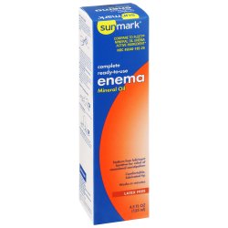 Enema sunmark® 4.5 oz. 100% Strength Mineral Oil USP