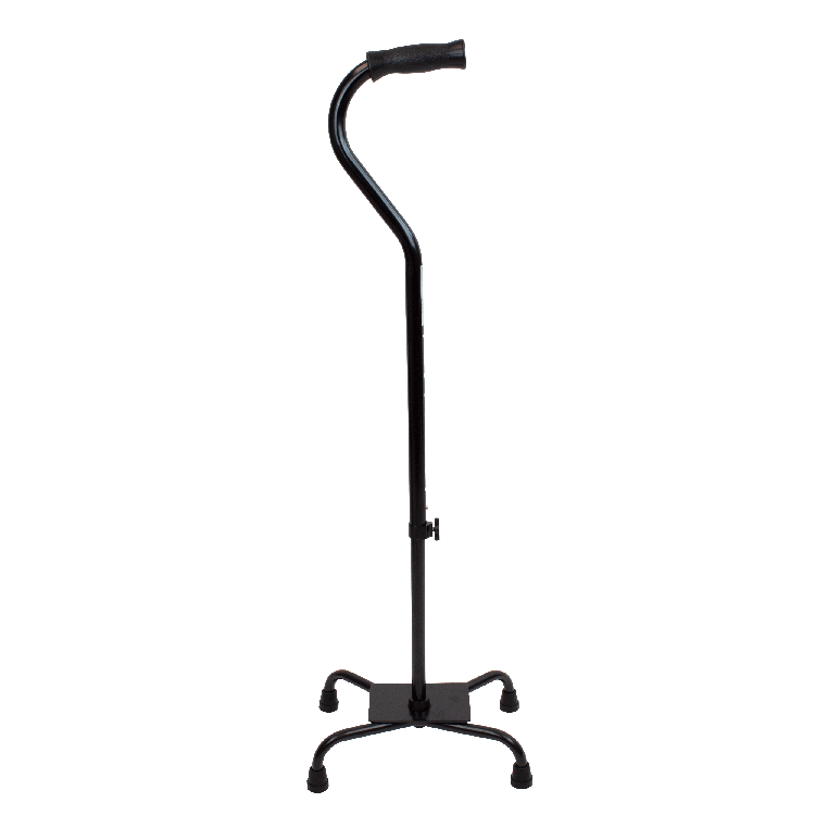 Dynarex Quad Canes for Stability & Support | Adjustable Height | Lightweight Design | Ideal for Enhanced Mobility & Balance | Perfect for Seniors & Rehab Use