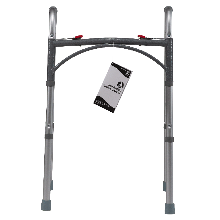 dynarex two button folding walker