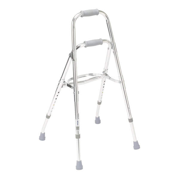 Side Step Folding Walker Adjustable Height drive Hemi Aluminum Frame 300 lbs. Weight Capacity 29 1/2 to 37 Inch Height