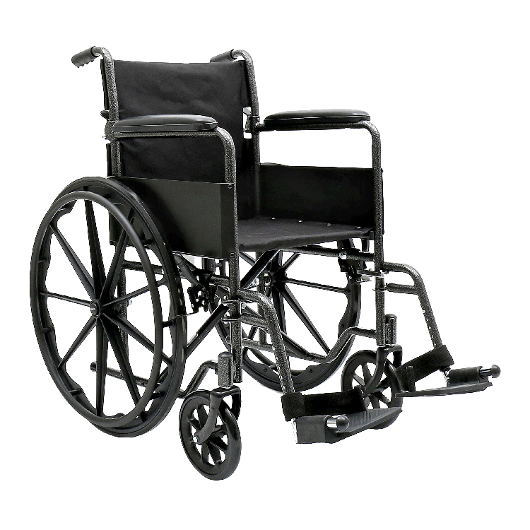 Dynarex DynaRide Series 1 Wheelchair with Detachable and Fixed Full Desk Arms is Lightweight, Foldable & Comfortable, Weight Capacity of 300 Pounds, Silver, 1 DynaRide Series 1 Wheelchair with Detachable and Fixed Desk Arms