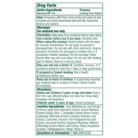 Topical Pain Relief Biofreeze Professional 5% Strength Menthol Topical Gel 16 oz.,Packaging Type- Each