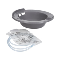 Sitz Bath McKesson Round Graphite Plastic 2000 mL Bag Graduated, 500 mL Increments up to 2000 mL, Packaging Type- Case