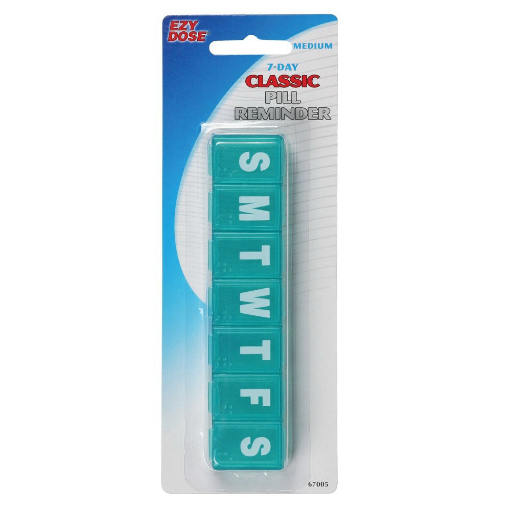 Pill Organizer EZY Dose Classic Weekly Large 7 Day 1 Dose,Packaging Type- Each