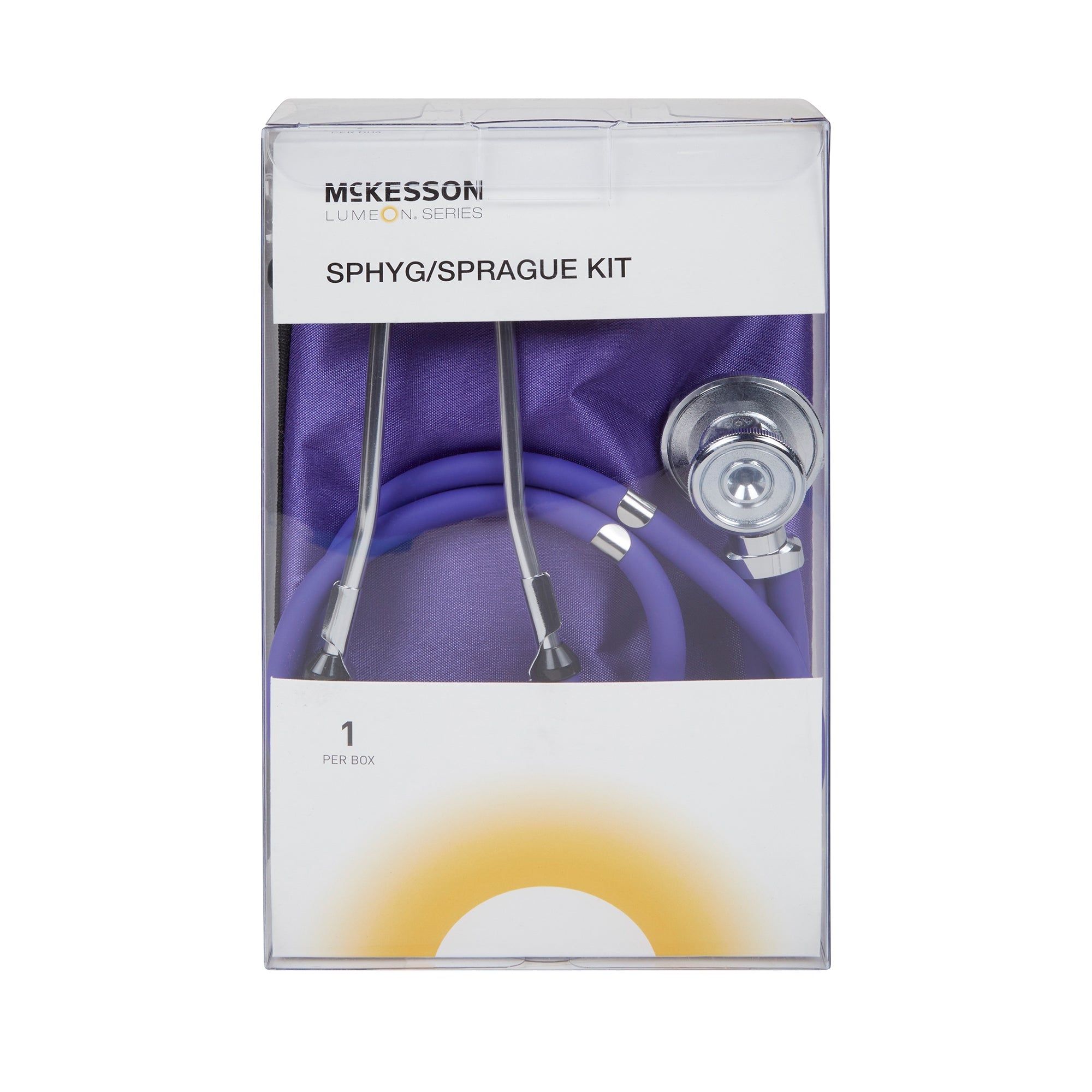 Reusable Aneroid / Stethoscope Set McKesson Brand 23 to 33 cm Adult Cuff Dual Head Sprague Stethoscope Pocket Aneroid