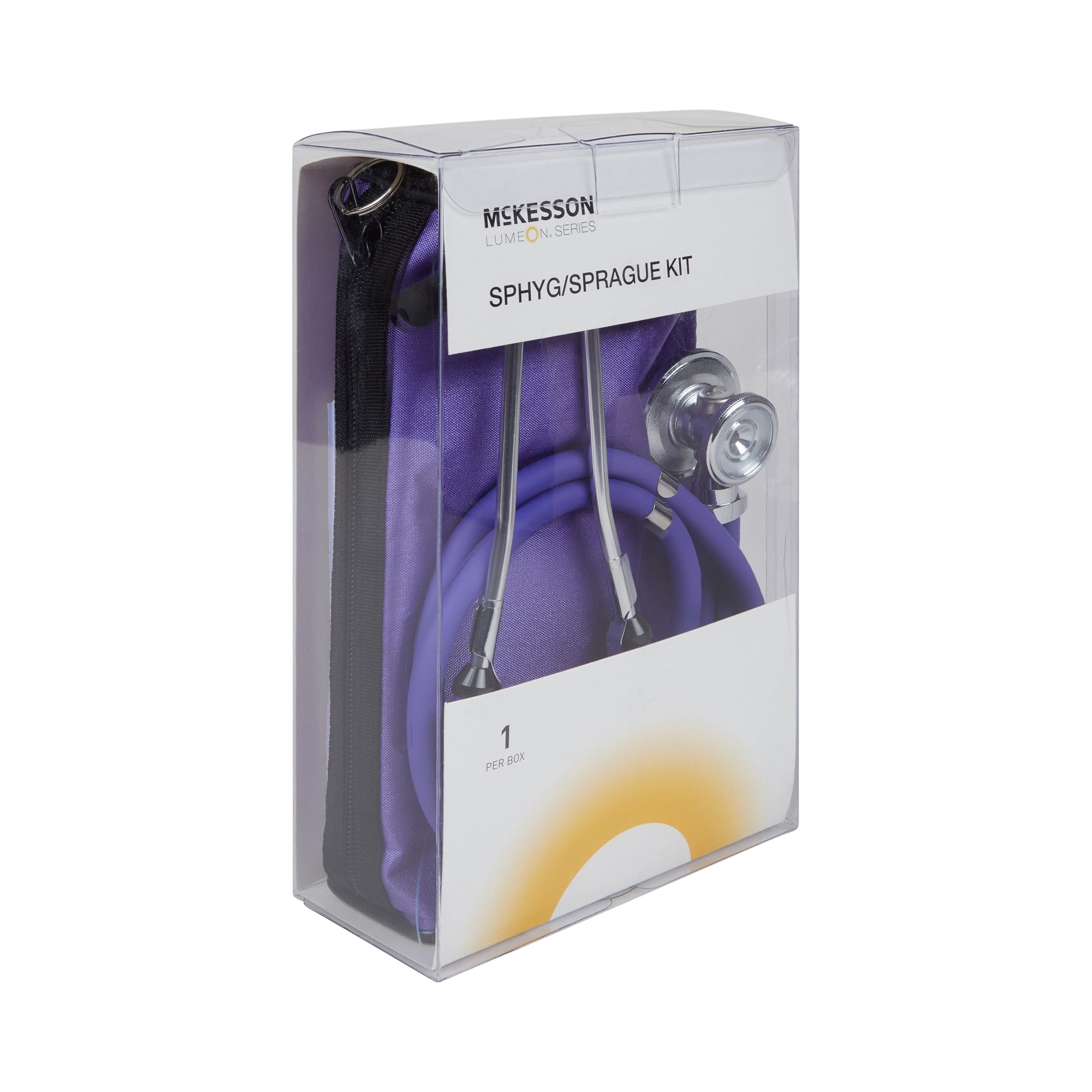 Reusable Aneroid / Stethoscope Set McKesson Brand 23 to 33 cm Adult Cuff Dual Head Sprague Stethoscope Pocket Aneroid
