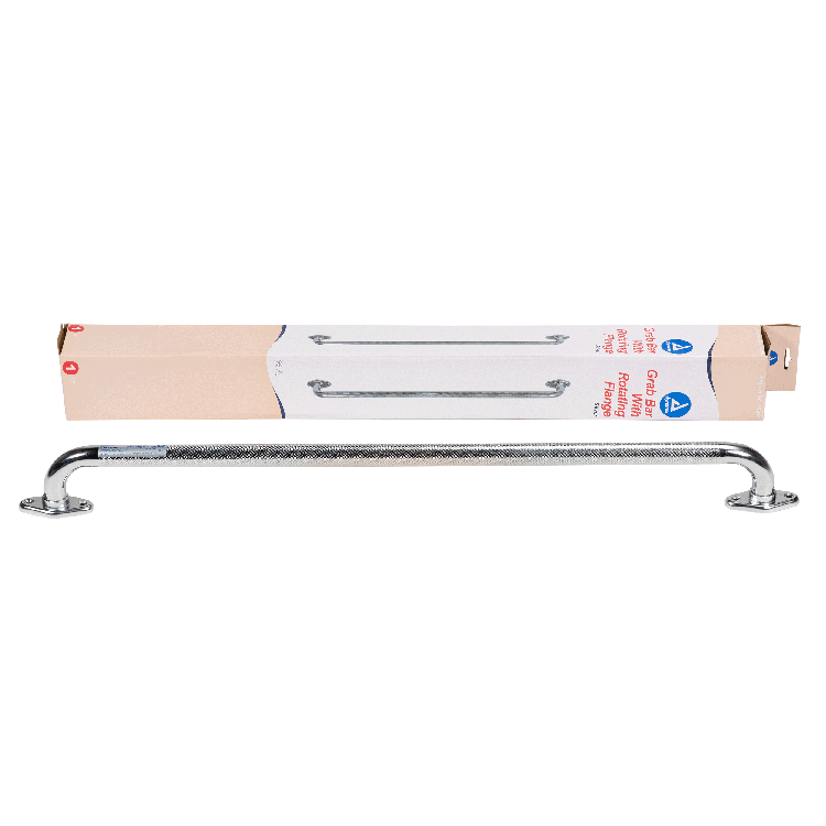 Barras de apoyo con brida giratoria moleteada Dynarex: mejore la seguridad y la estabilidad en su baño con barras de apoyo duraderas y antideslizantes que cuentan con un diseño de brida giratoria exclusivo para una instalación versátil.