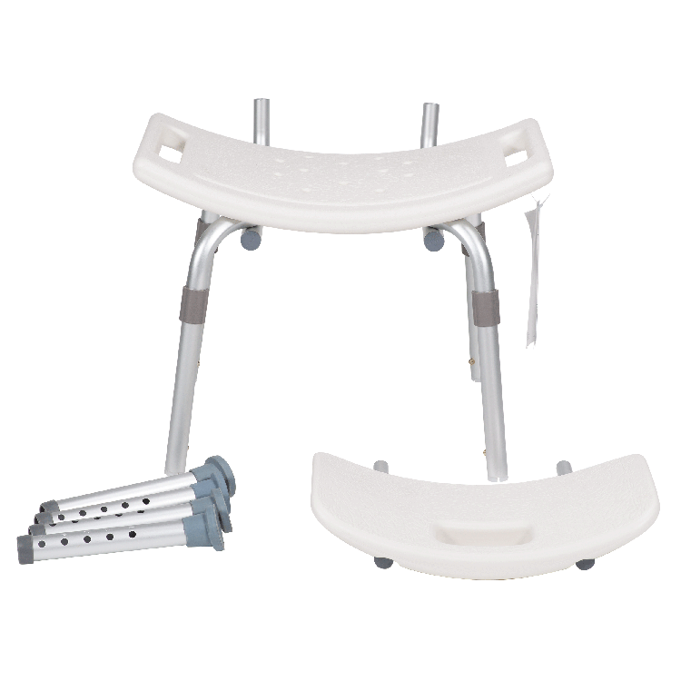 Medical shower chair side view