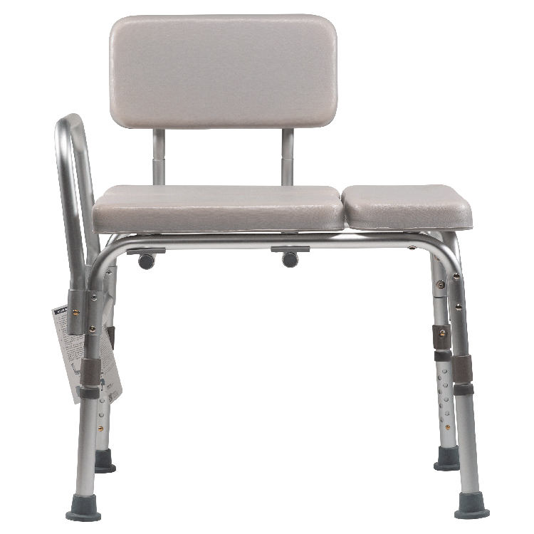 Dynarex Padded Tub Transfer Bench - Enhance safety and comfort with this adjustable, sturdy transfer bench designed for easy bathing access. Ideal for seniors and those with mobility challenges.