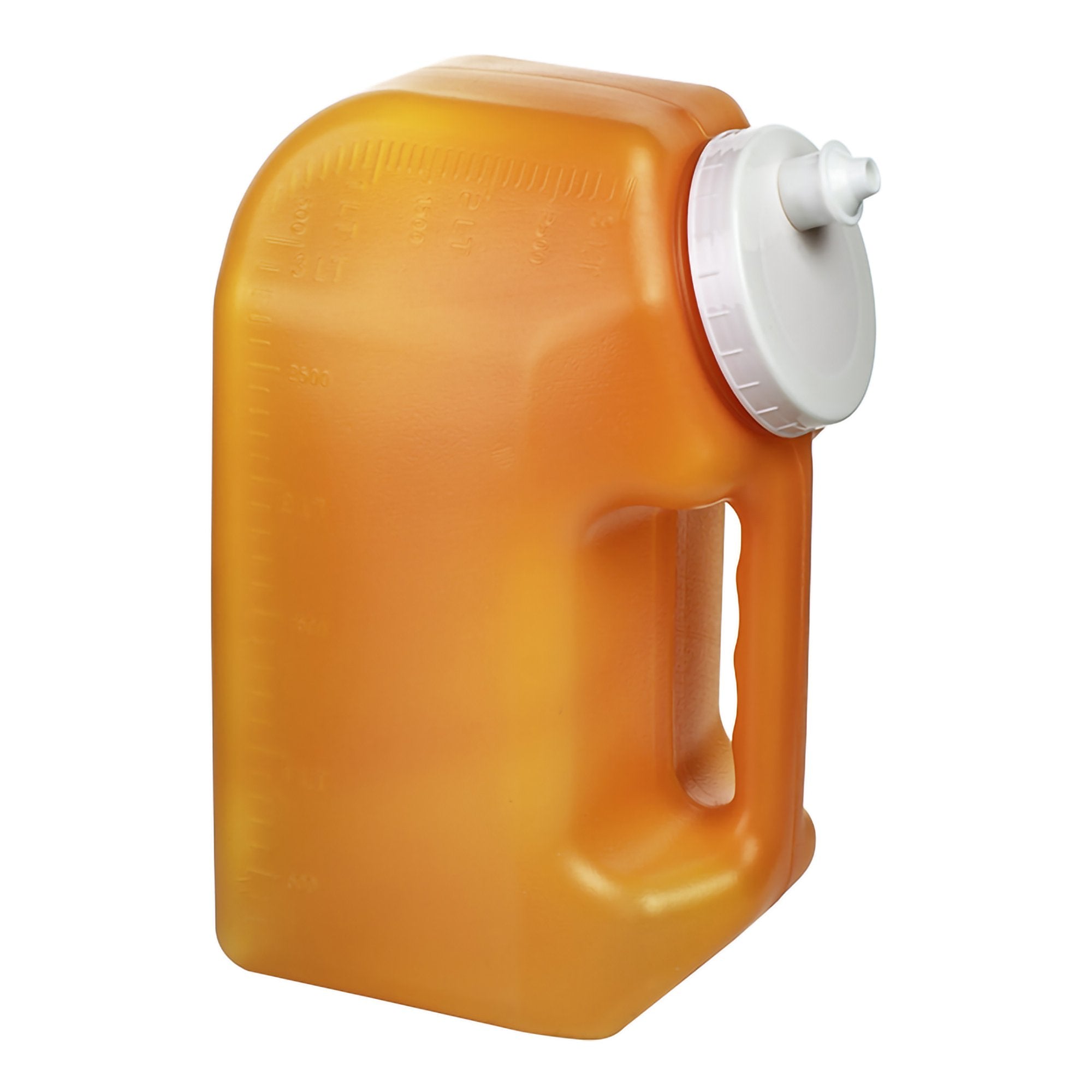 24 Hour Urine Specimen Collection Container Urisafe 4-1/2 X 6-1/4 X 9-5/8 Inch 3,000 mL (101 oz.) Screw Cap Unprinted NonSterile,Packaging Type- Each