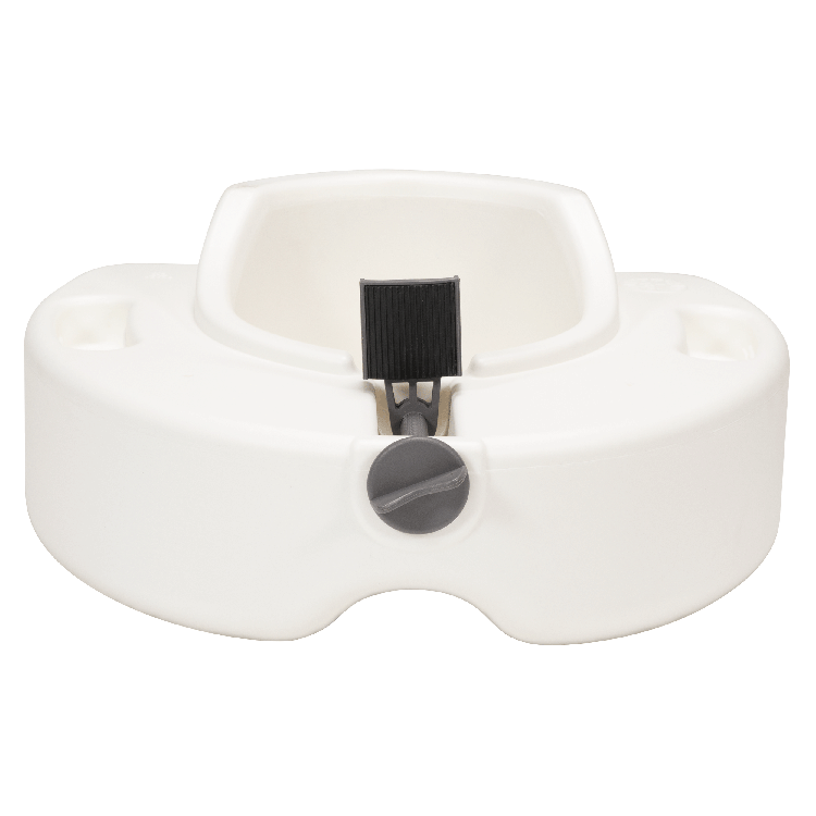 Dynarex Raised Toilet Seat with Arms/without Arm, Molded and Elongated Seat