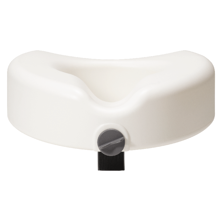Dynarex Raised Toilet Seat without Arms - Elevate Comfort and Safety for Easy Access. Ideal for Seniors and Mobility Challenged Individuals.