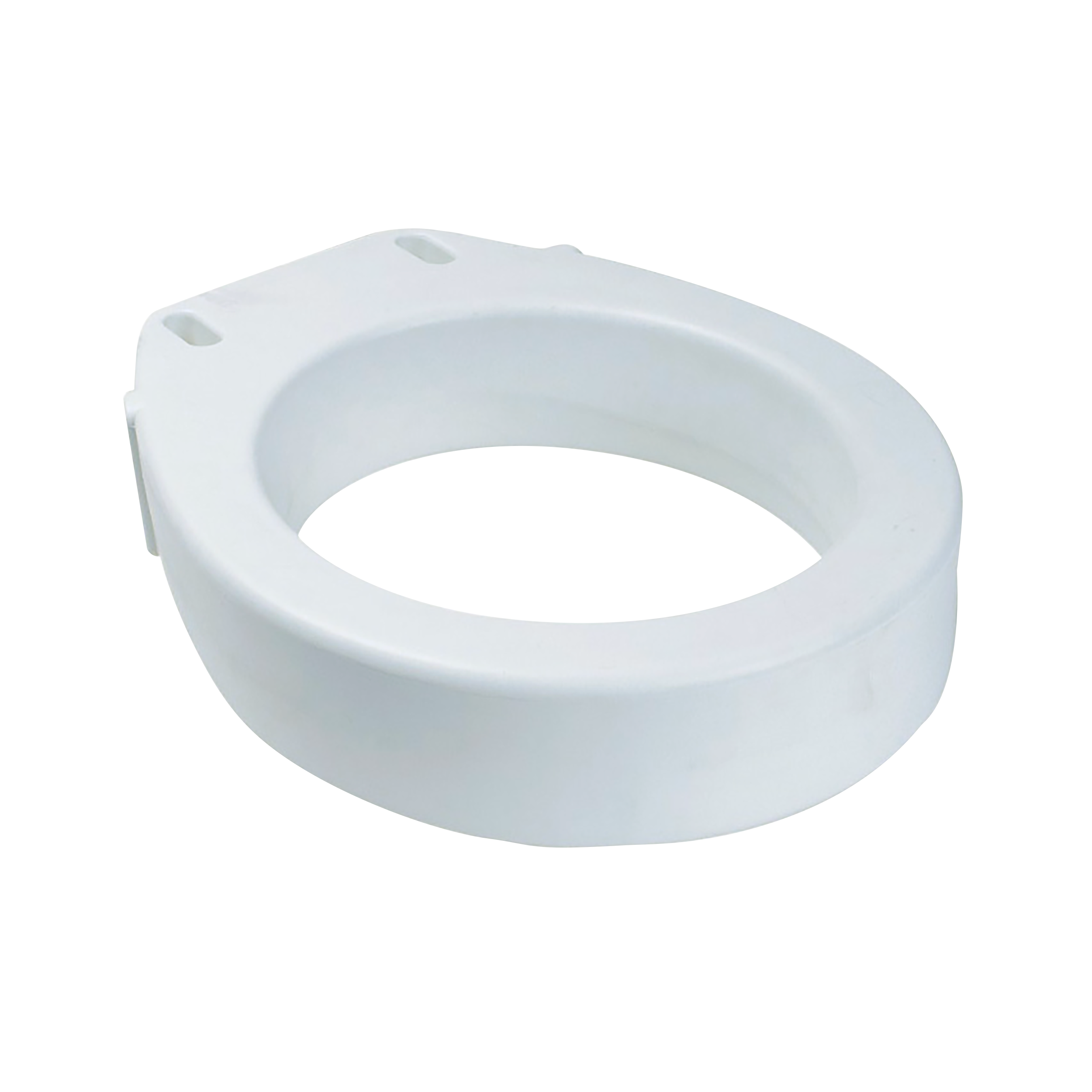 Asiento de inodoro elevado alargado Dynarex: cómodo, seguro y fácil de instalar para mayor accesibilidad y seguridad en el baño. Ideal para personas mayores y personas con discapacidad.