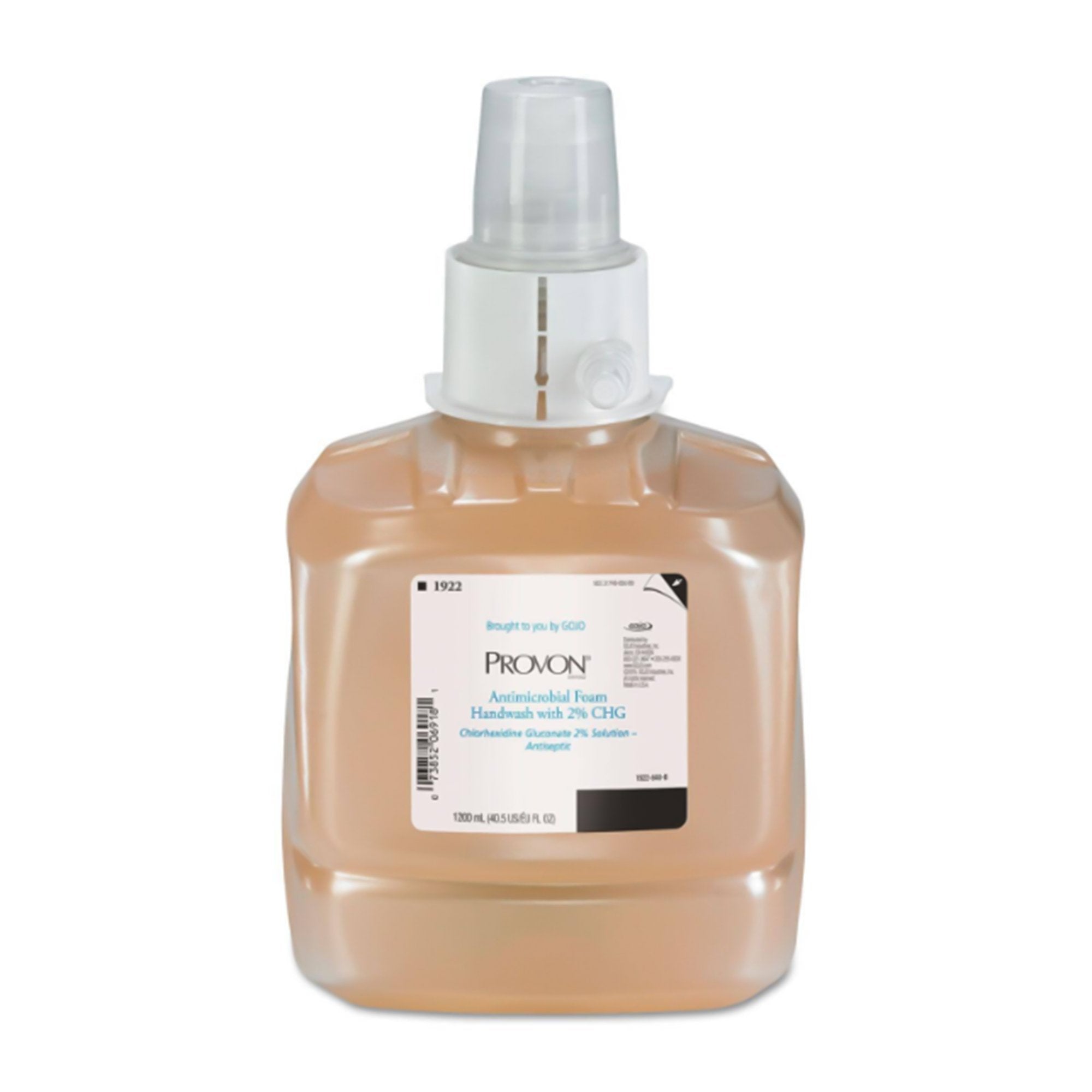 Antimicrobial Soap PROVON Foaming 1,200 mL Dispenser Refill Bottle Unscented,Packaging Type- Each