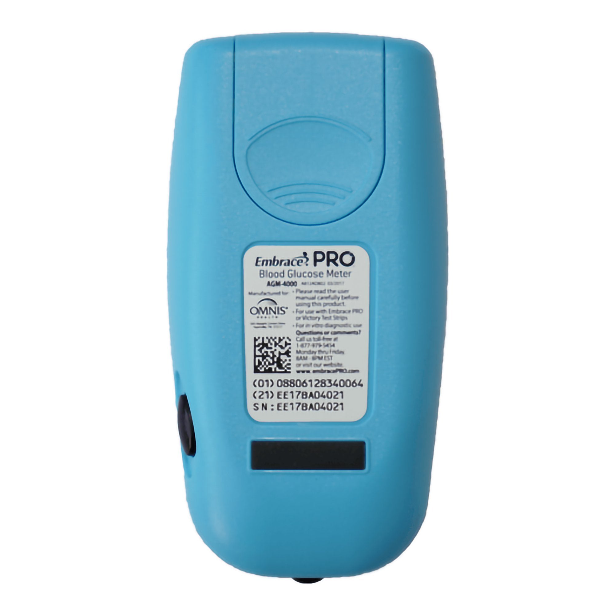 Blood Glucose Meter Embrace 5 Second Results Stores up to 500 Results No Coding Required,Packaging Type- Each