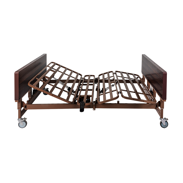 dynarex bariatric hd full electric homecare bed no rail half rail