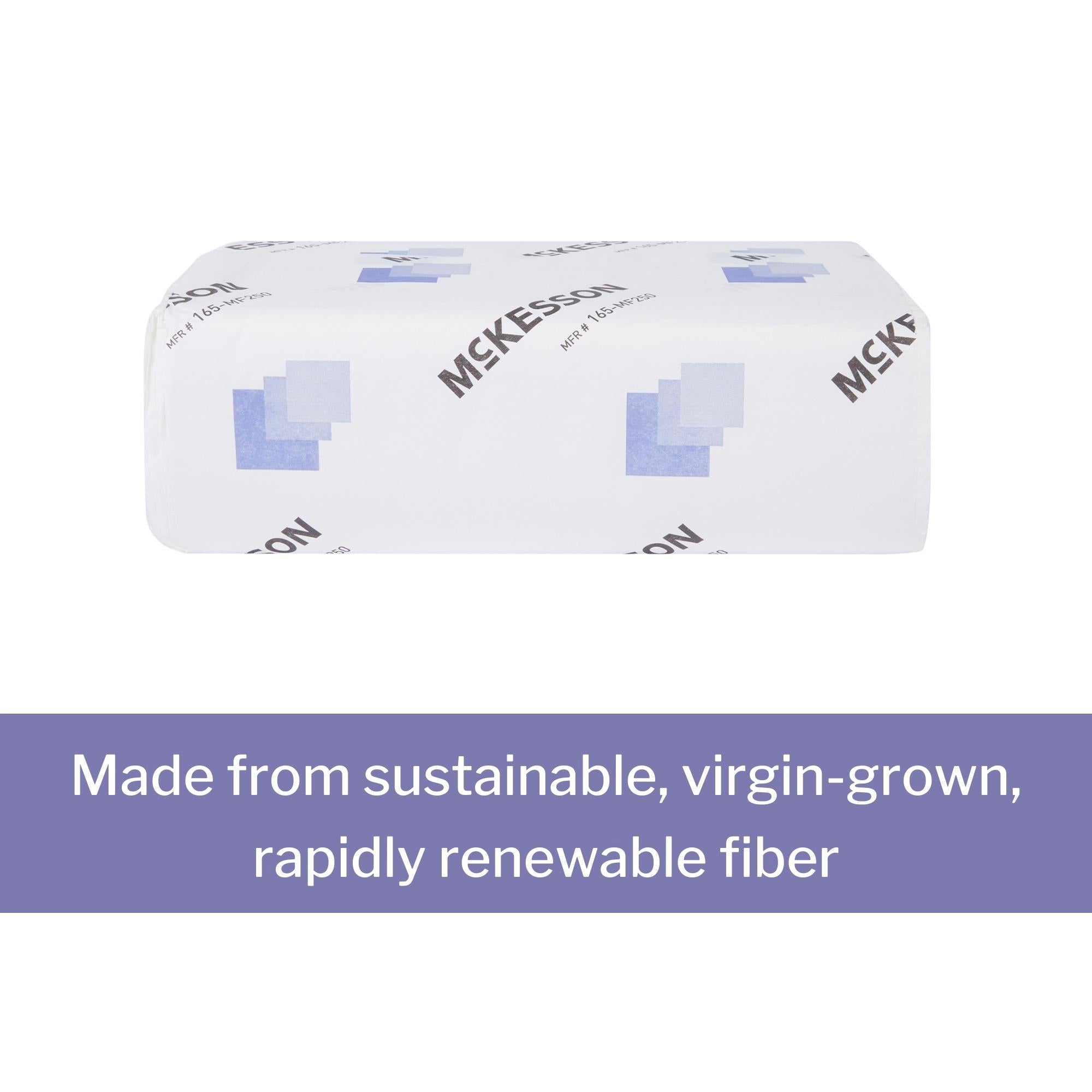 McKesson paper towels in eco-friendly fiber