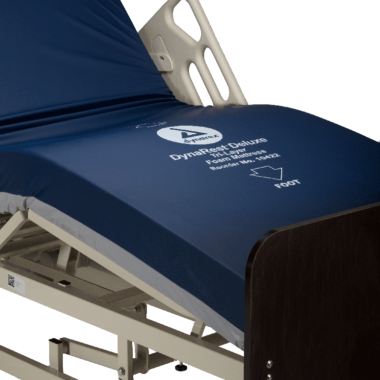 Dynarex DynaRest Deluxe Tri-Layer Foam Mattress