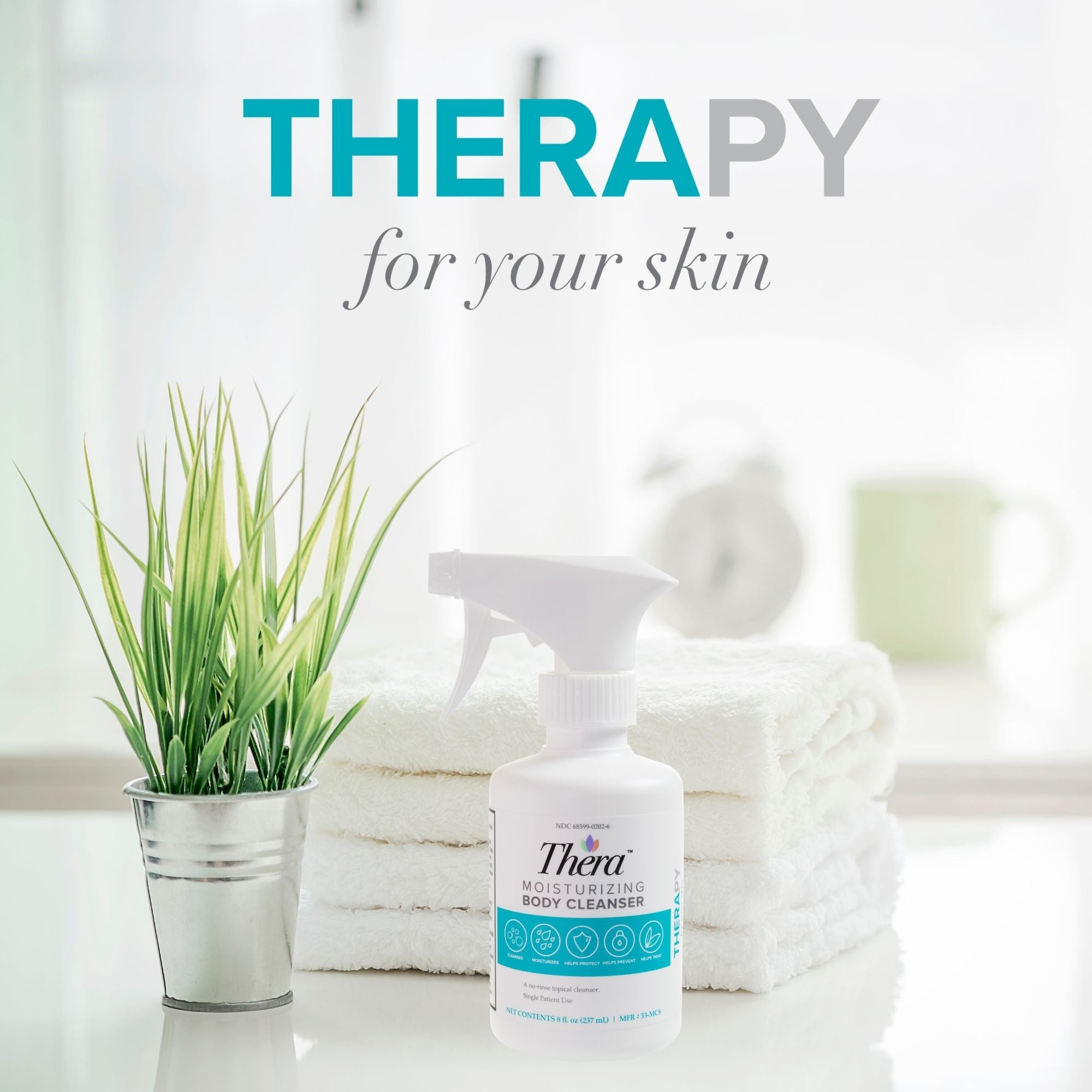 Body Wash Thera Lotion 8 oz. Pump Bottle Scented, Packaging Type- Case