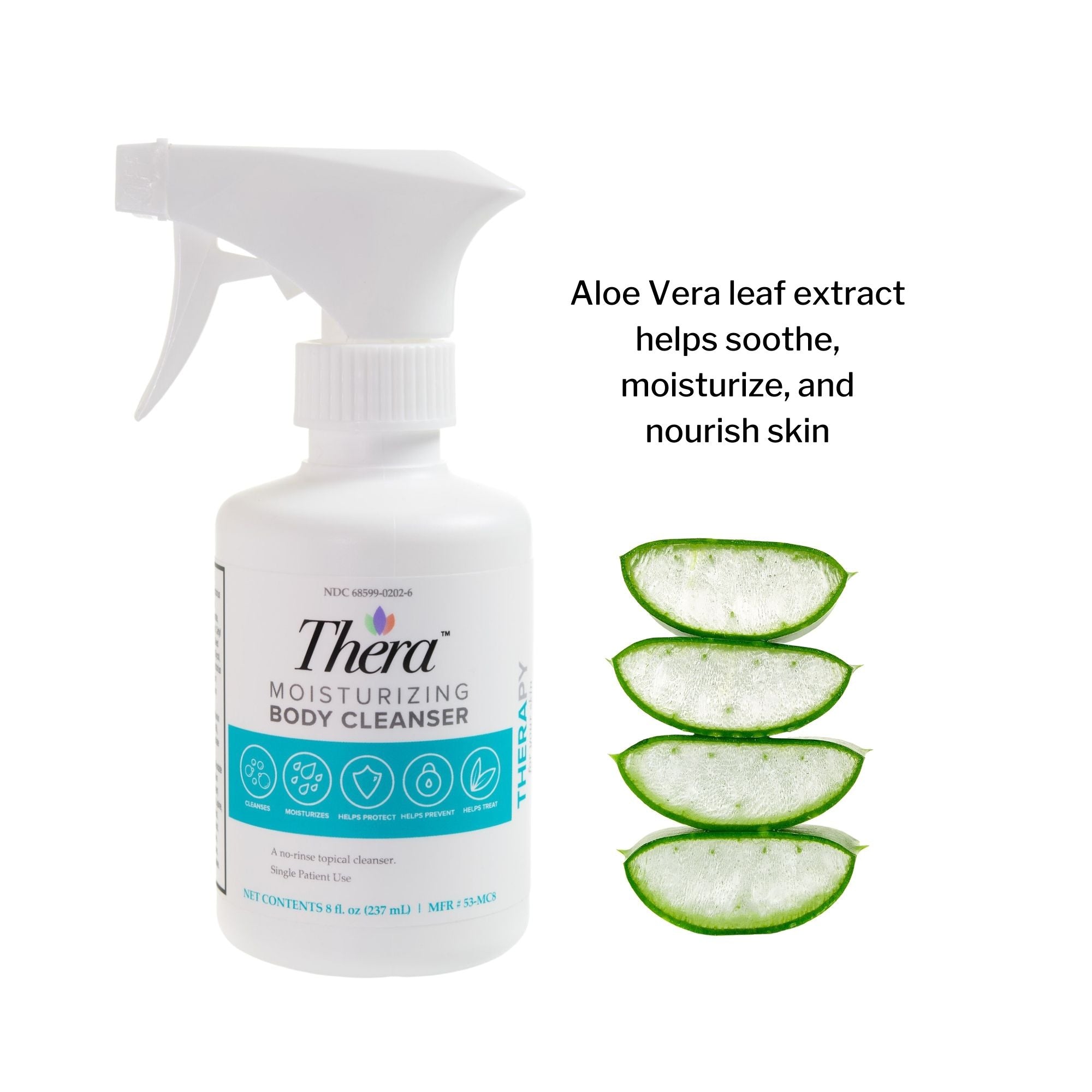 Body Wash Thera Lotion 8 oz. Pump Bottle Scented, Packaging Type- Case
