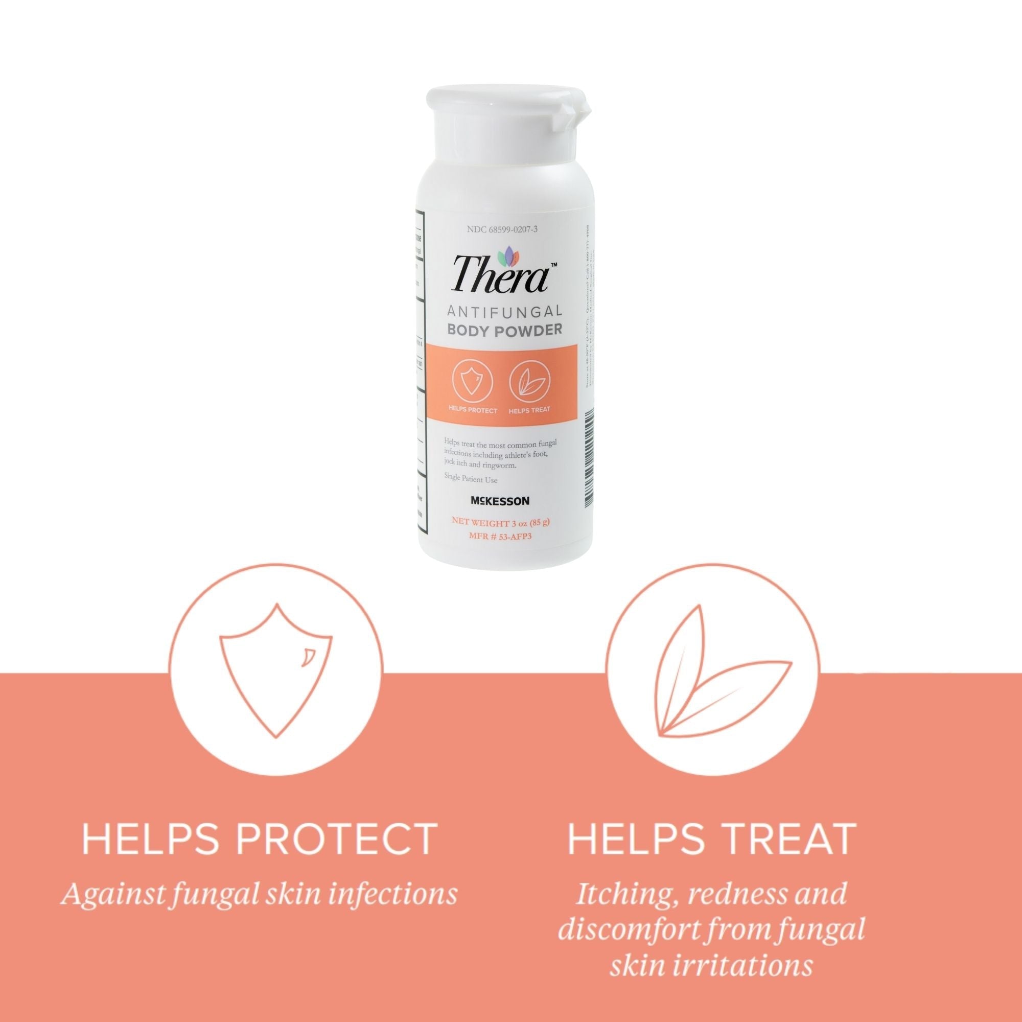 Antifungal Thera 2% Strength Powder 3 oz. Shaker Bottle, Packaging Type- Case