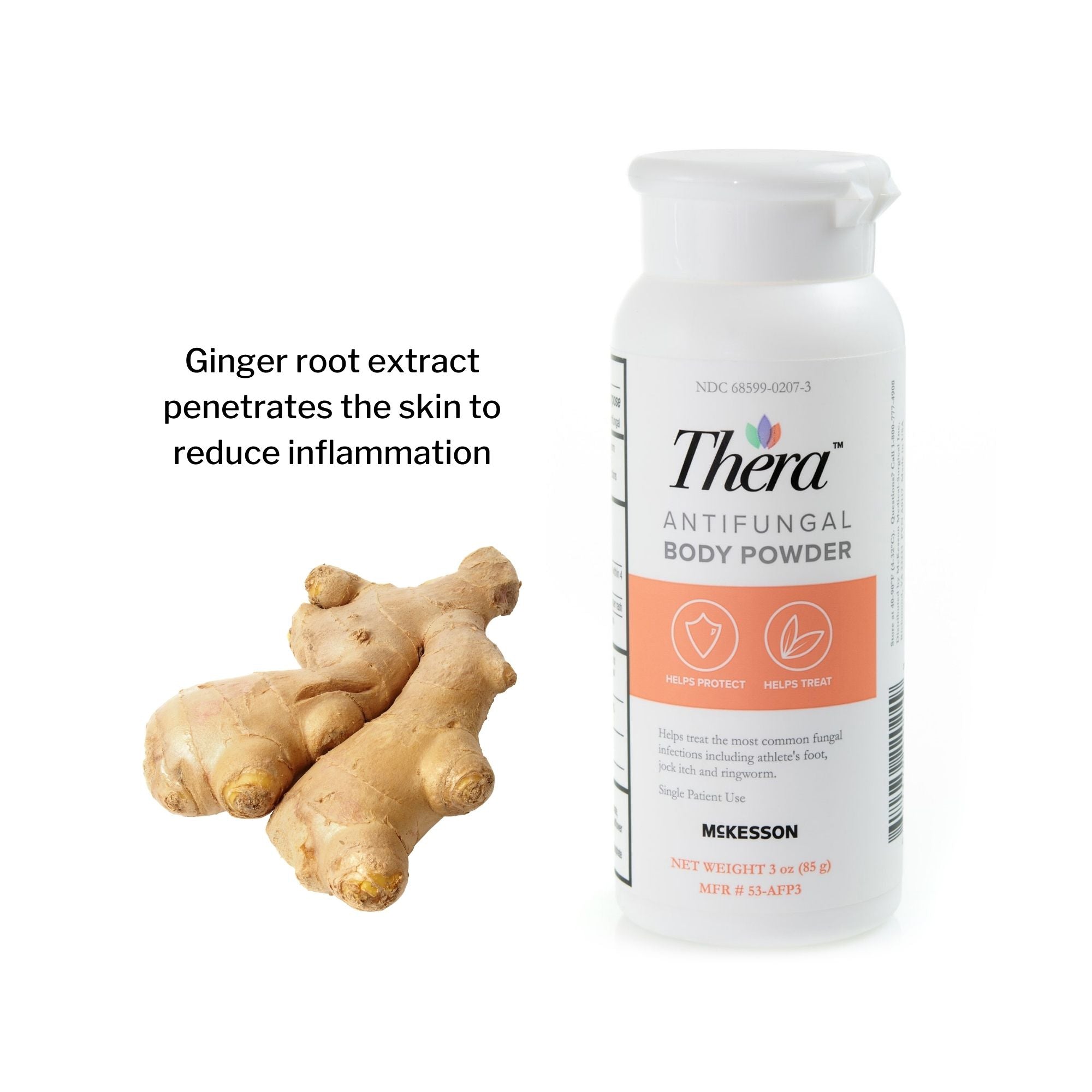 Antifungal Thera 2% Strength Powder 3 oz. Shaker Bottle, Packaging Type- Case