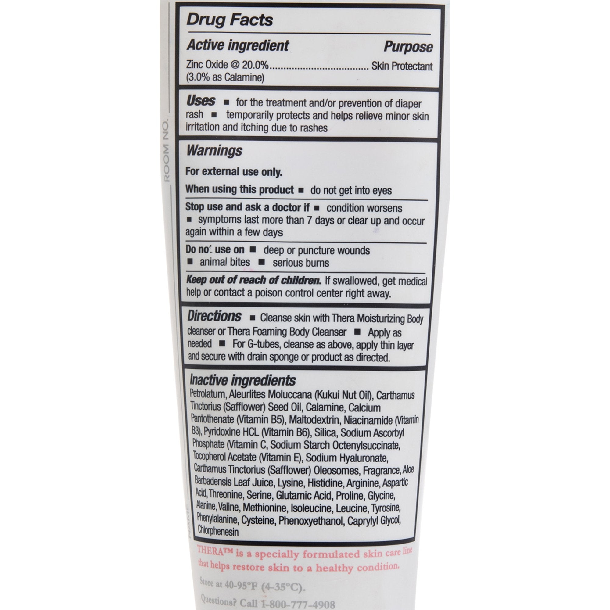 Skin Protectant Thera Calazinc Body Shield 4 Gram Individual Packet Scented Cream, Packaging Type- Case