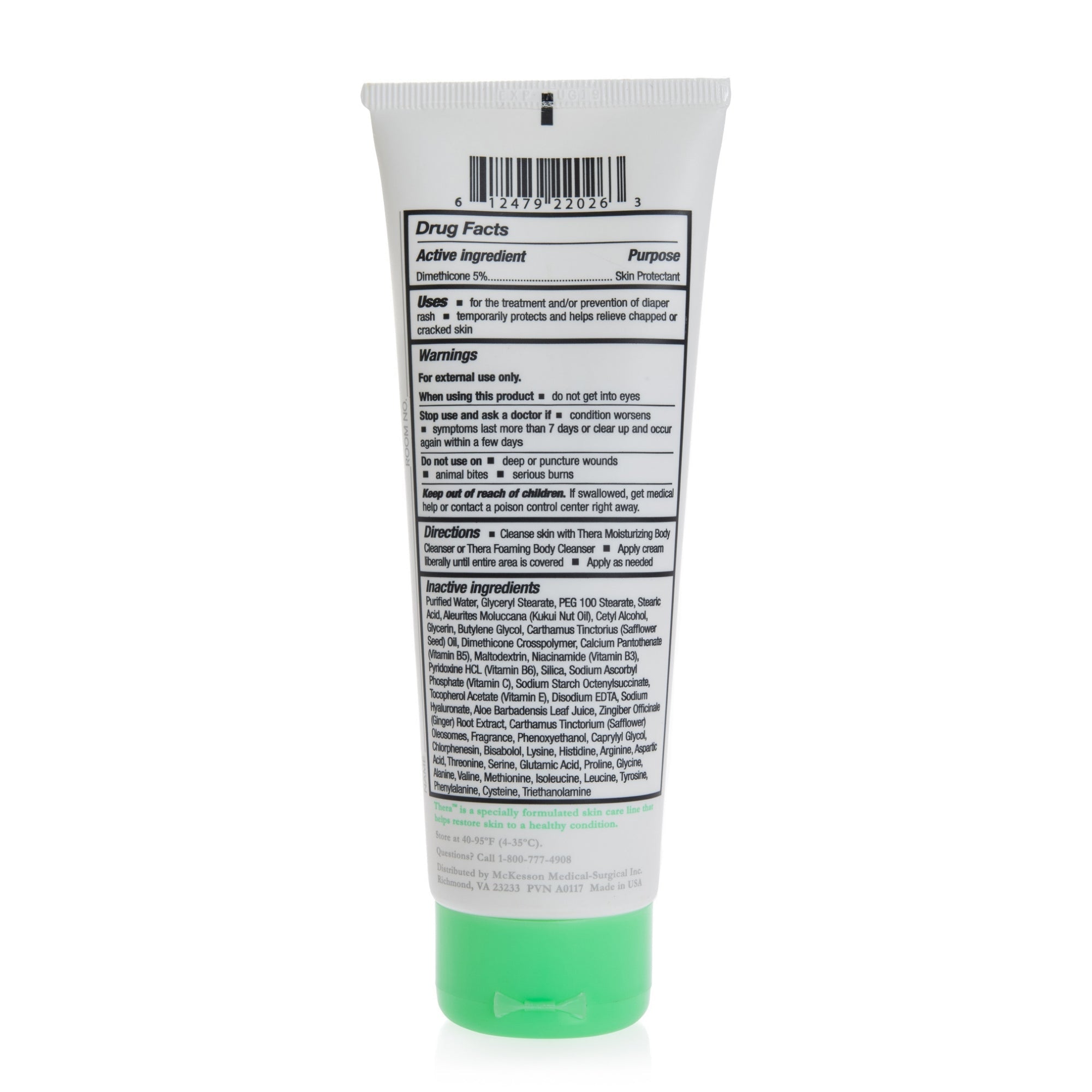 Skin Protectant Thera Dimethicone Body Shield 4 oz. Tube Scented Cream, Packaging Type- Case