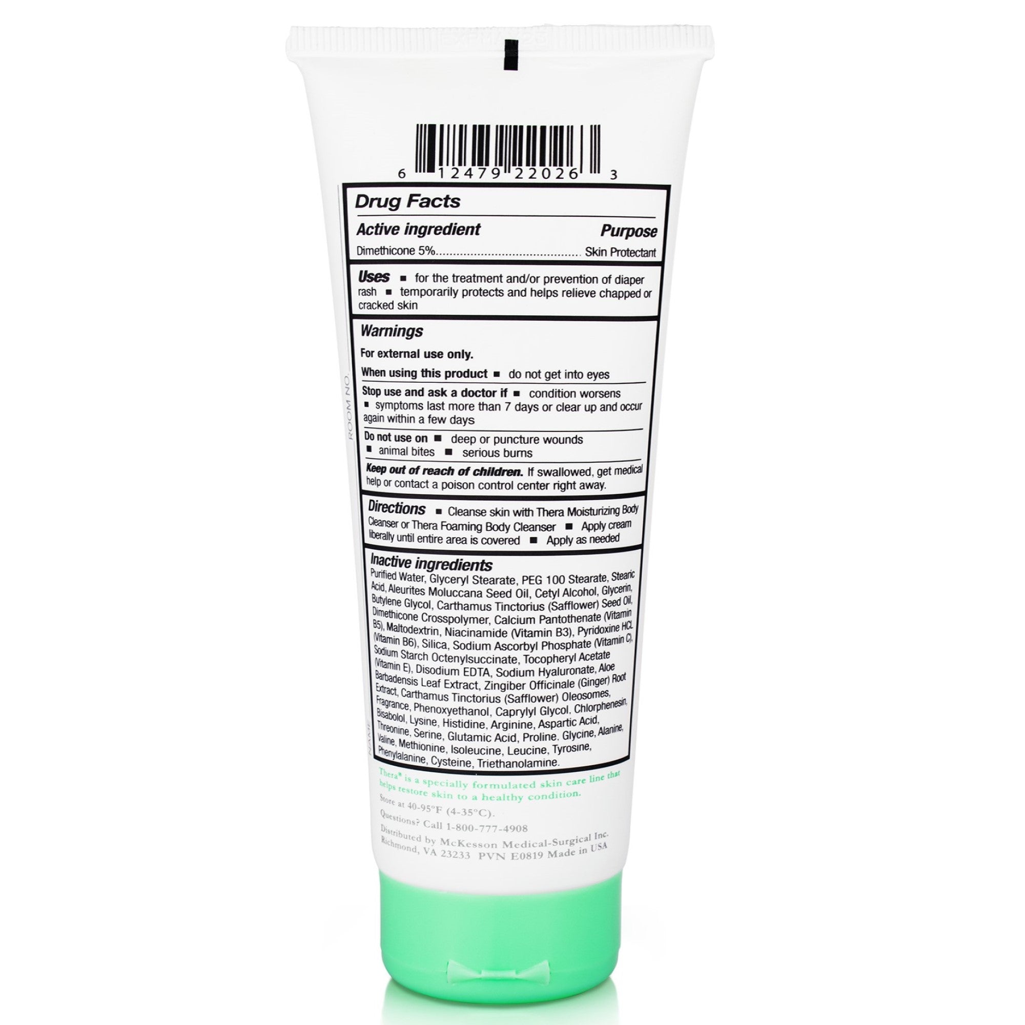 Skin Protectant Thera Dimethicone Body Shield 4 oz. Tube Scented Cream, Packaging Type- Case