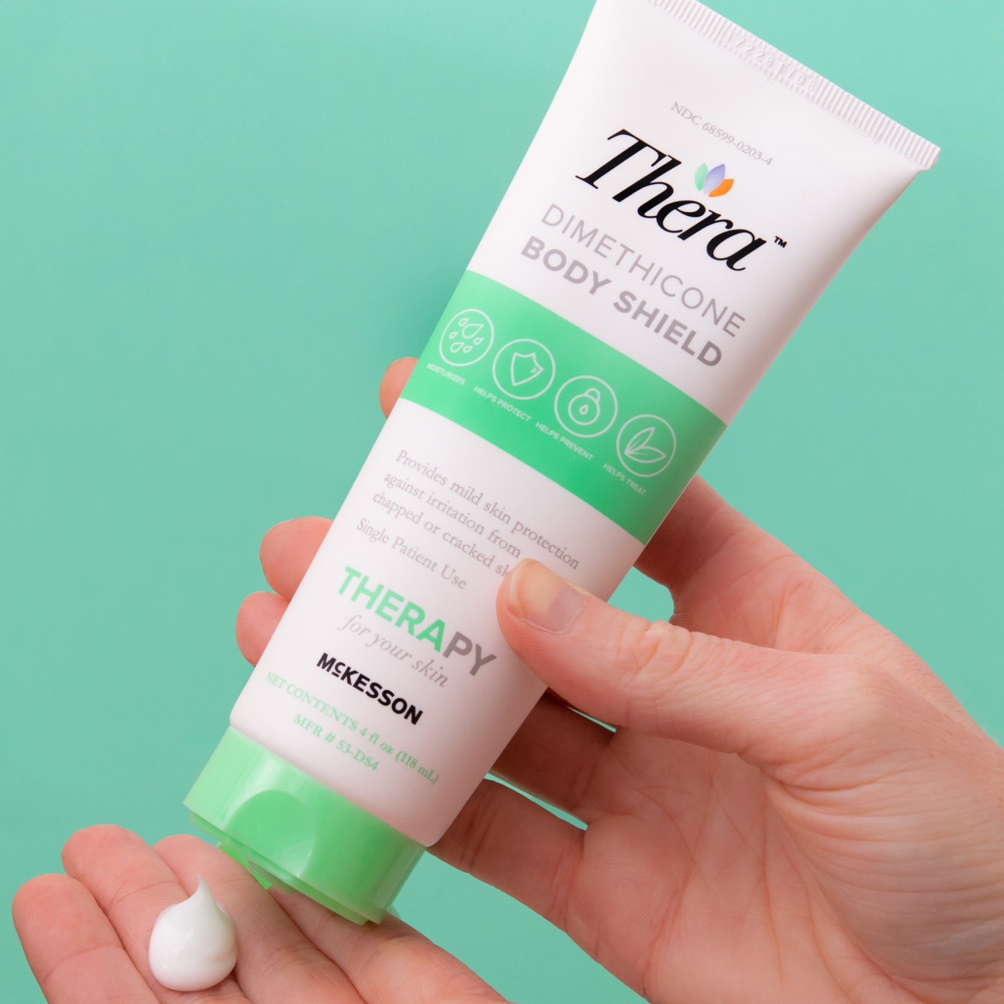 Skin Protectant Thera Dimethicone Body Shield 4 oz. Tube Scented Cream, Packaging Type- Case